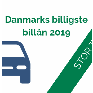 Danmarks billigste billån 2022