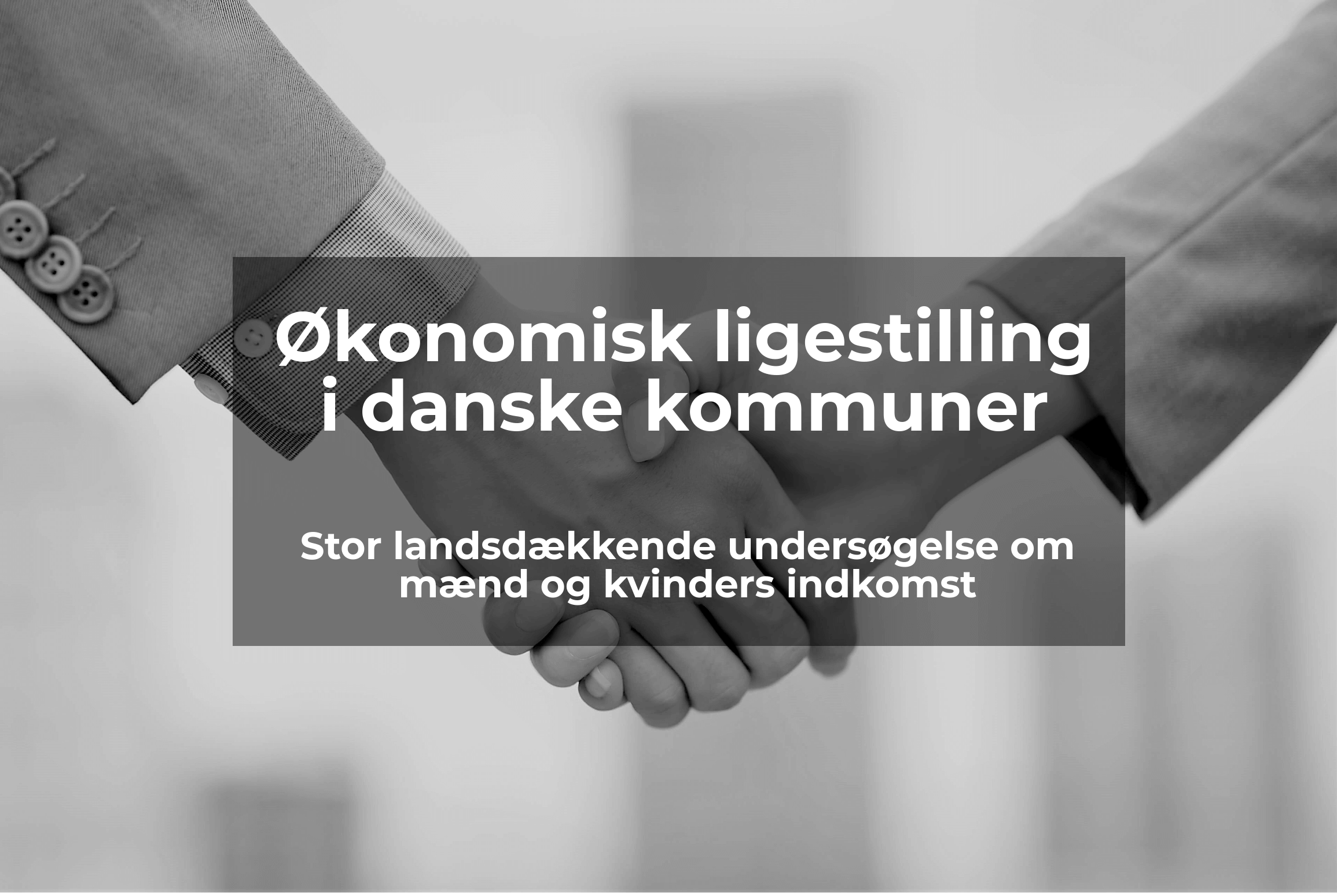Undersøgelse: Økonomisk ligestilling i danske kommuner